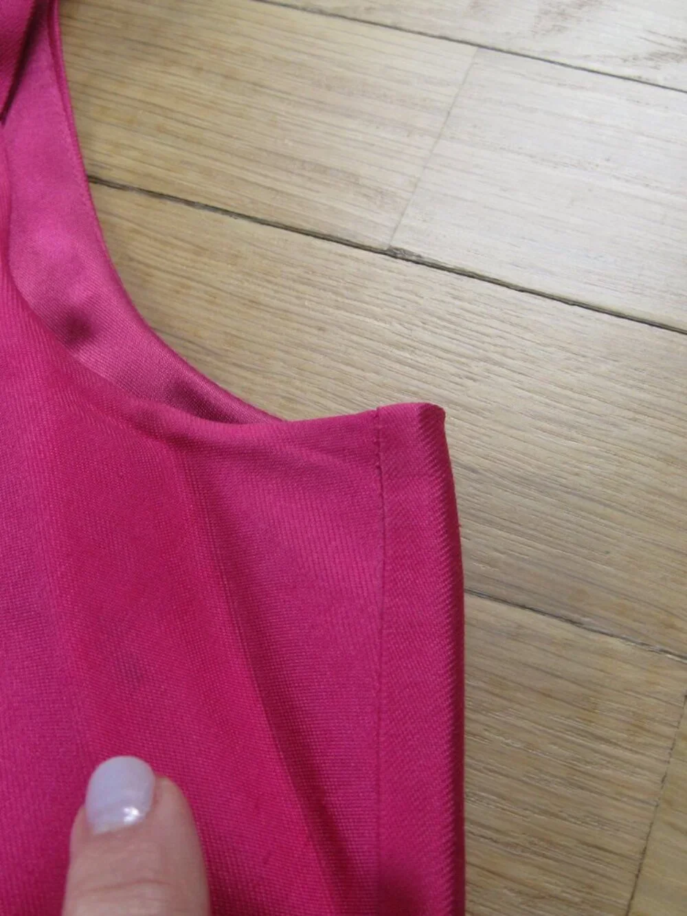 Kate Spade Fuchsia Bow Silk Faille Dress Size 0 Hot Pink Elegant Event Wear